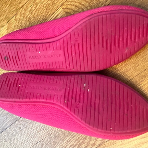 Kelly & Katie Pink and Orange Knit Flats - Picture 5 of 5